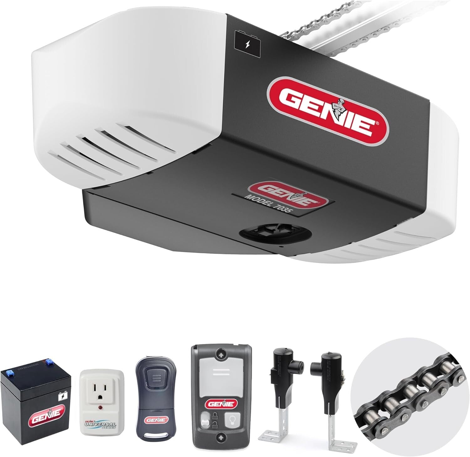 Reliable Chain Drive 750 Garage Door Opener - Quiet, Easy to Install & Secure