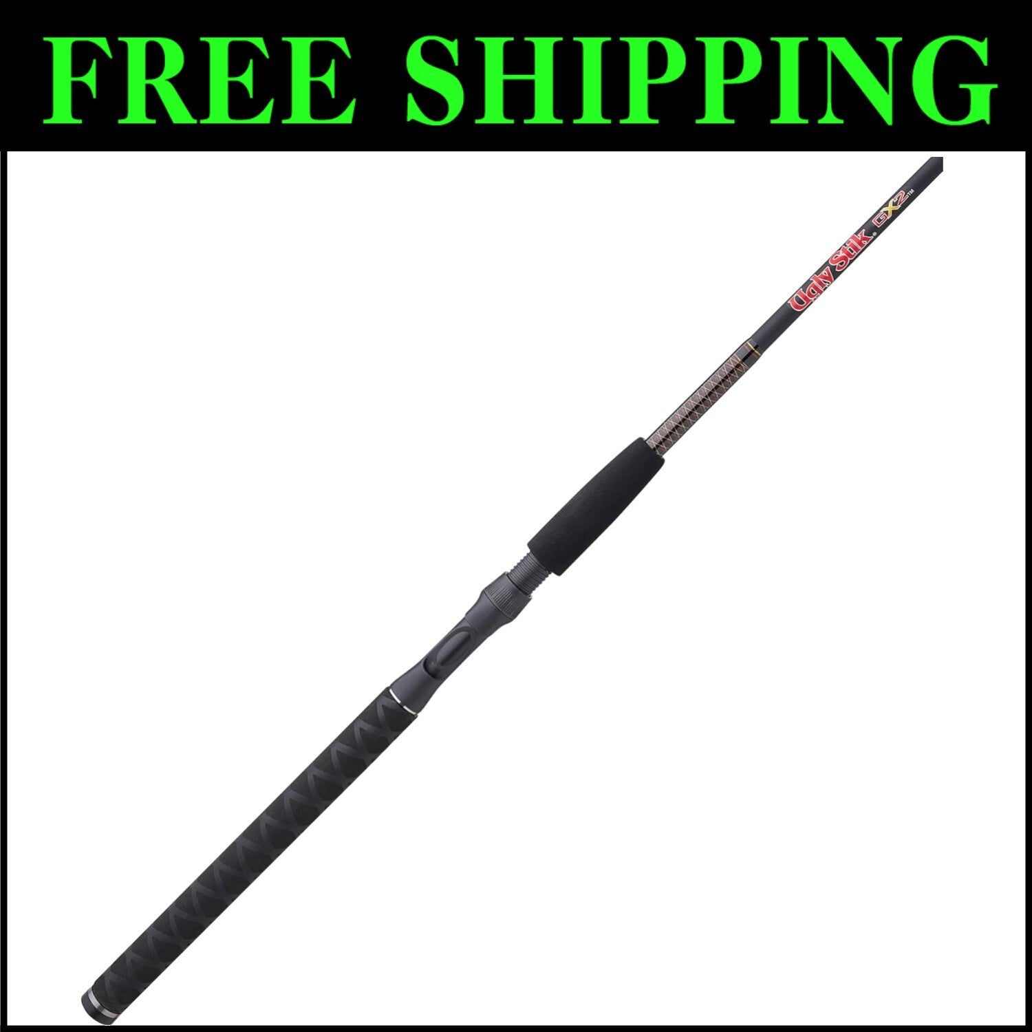 7' GX2 Casting Fishing Rod - Medium Heavy, Durable Ugly Tech Construction