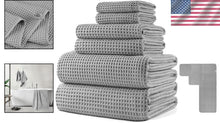 Load image into Gallery viewer, Luxury Microfiber Bath Towel Set - Oversize 60 x 30 in., Super Absorbent &amp; Soft