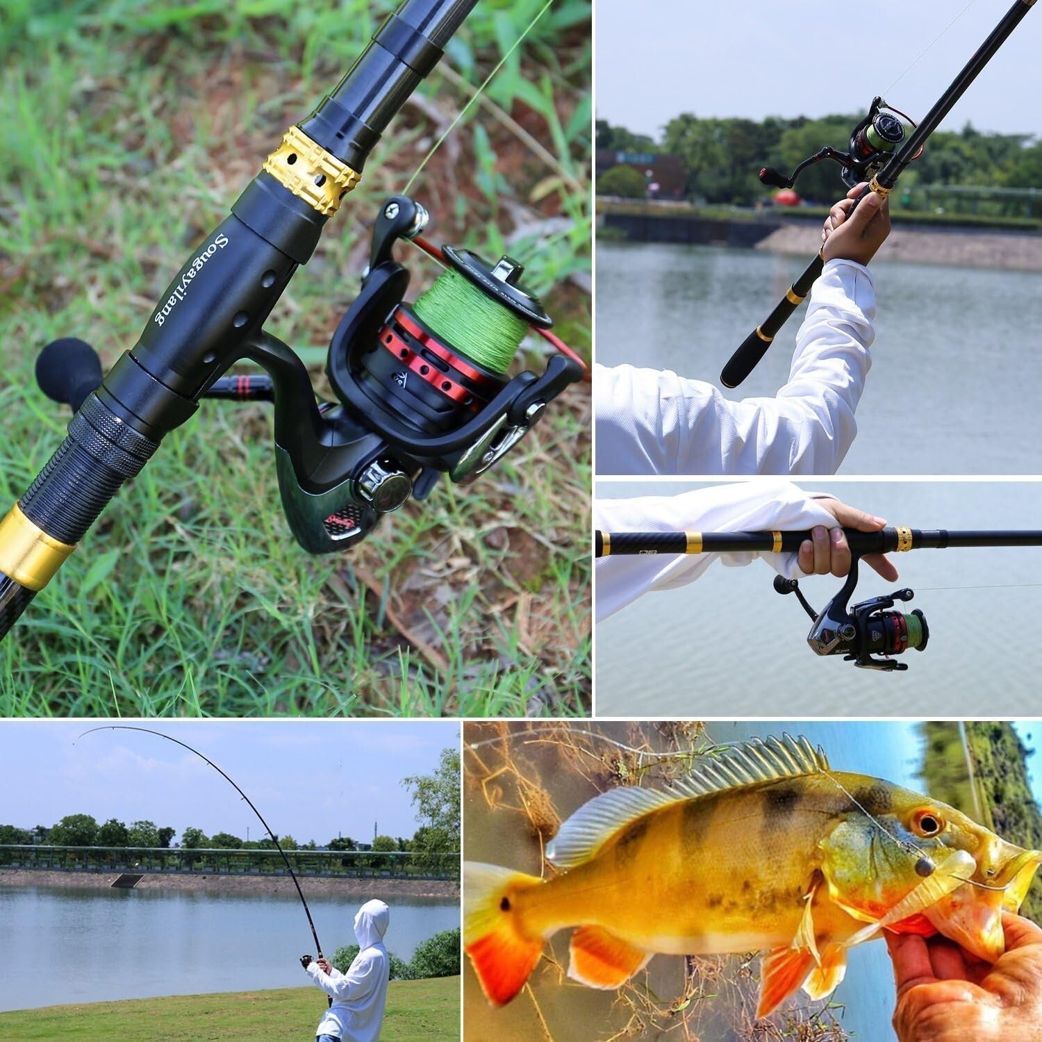 Telescopic Fishing Rod Reel Combo – Travel-Friendly Kit for Salt & Freshwater
