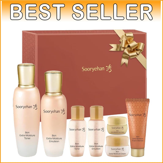 Luxury Korean Skincare Gift Set – Ginseng Moisturizing Essentials by LG Beauty