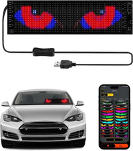 Load image into Gallery viewer, Customizable 14"x4" Waterproof LED Devil Eyes Car Animation Light with Remote