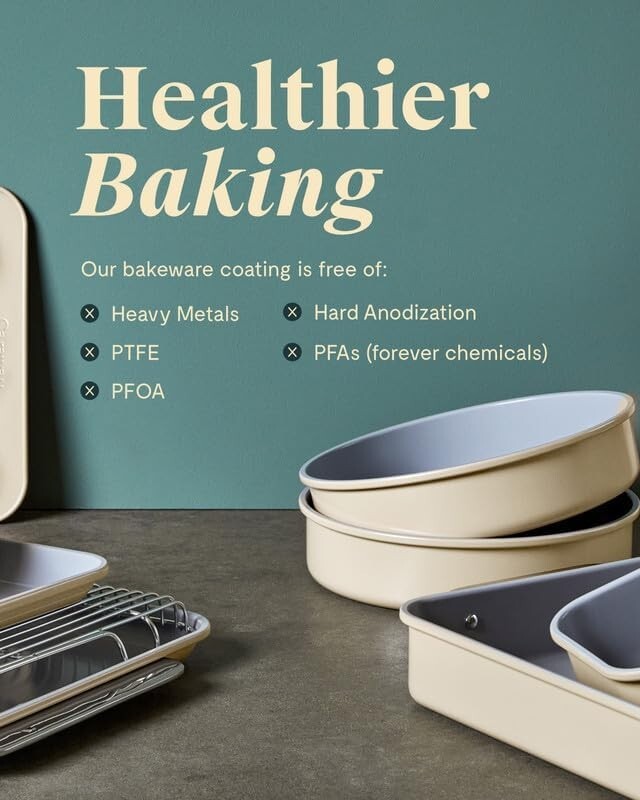 Non-Stick 1 lb Ceramic Loaf Pan - Eco-Friendly Baking Tool for Pound Cakes