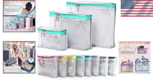 Load image into Gallery viewer, Stylish &amp; Durable Aqua Toiletry Bag Set - Perfect for All Your Travel Needs