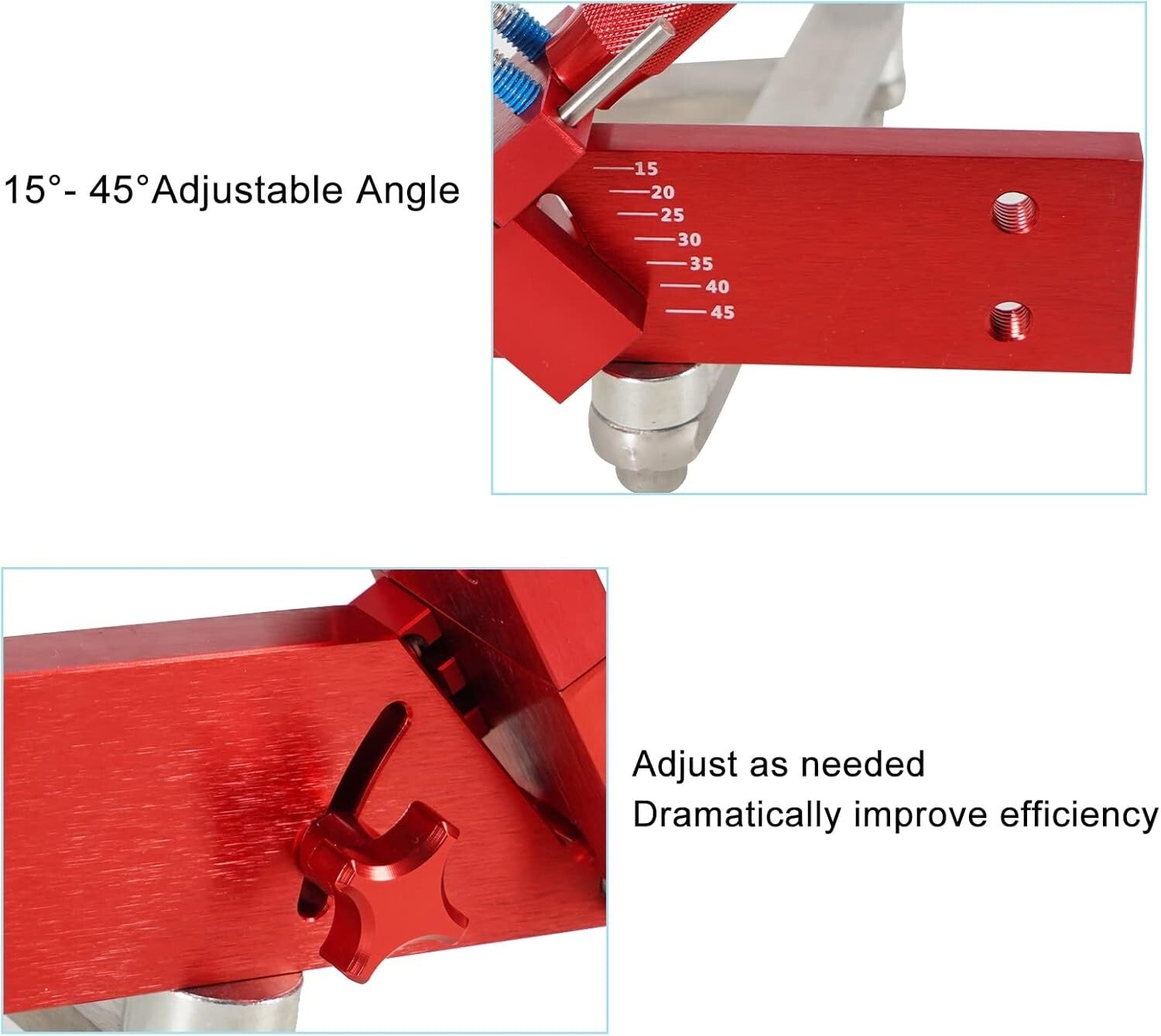 15°-45° Adjustable Lawn Mower Blade Sharpening Tool - Professional & Easy Setup
