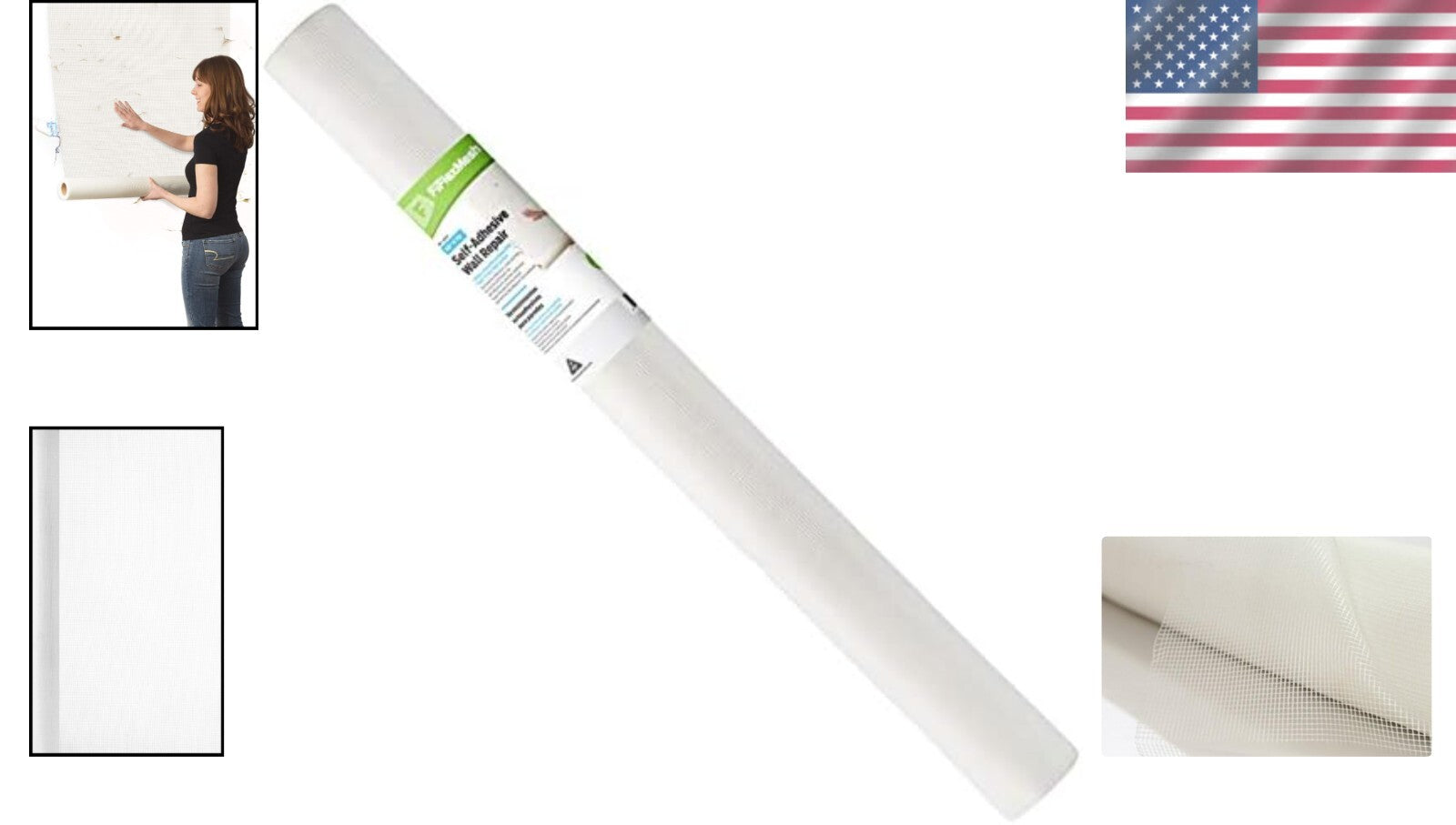 Flexible Fiberglass Mesh Tape 36'' x 150'' for Long-Lasting Drywall Solutions