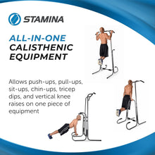 Load image into Gallery viewer, Compact Power Tower - Dip Bar and Pull-Up Station with Connect Fitness App