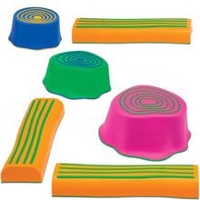 Load image into Gallery viewer, Step-a-Trail: Fun 6-Piece Kids Obstacle Course for Sensory Play and Coordination