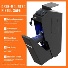 Load image into Gallery viewer, California DOJ Certified Biometric Gun Safe with Quick Access Drop-Down Lid