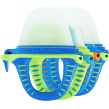 Load image into Gallery viewer, Cooling Silicone Baby Teether Pops – 4-Pack Blue Teething Solutions for Babies