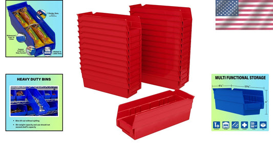 Customizable Heavy-Duty Storage Bins - Ideal for Garage & Closet Organization