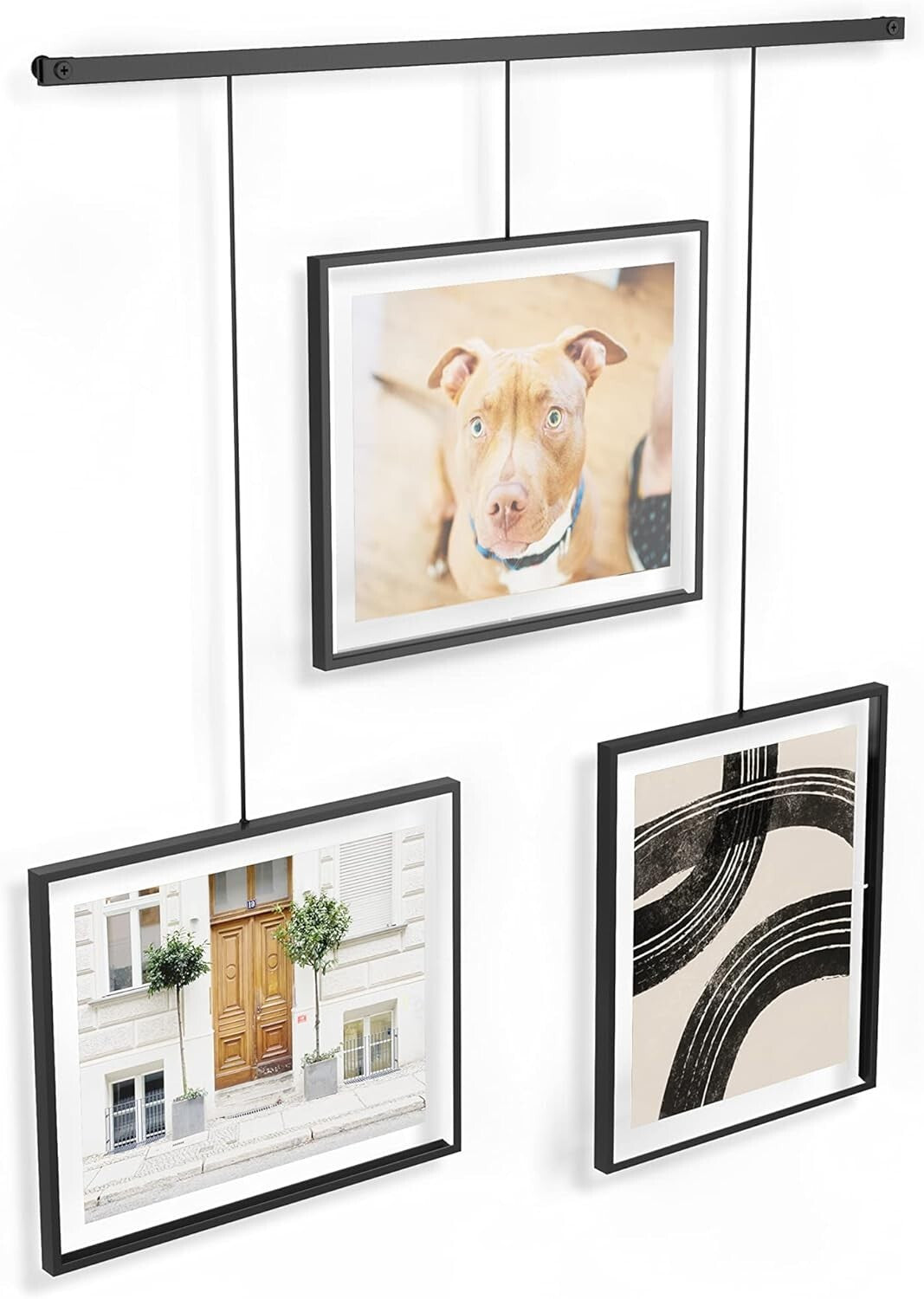 Versatile Wall Frame Set for Multi-Photo Display - Ideal for Living Spaces
