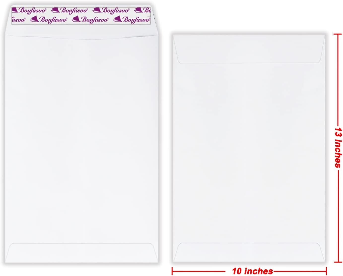 120GSM White Catalog Envelopes 300 Pack - Customizable Peel & Seal Convenience