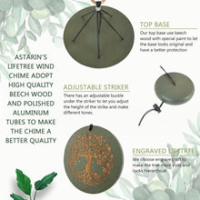 Load image into Gallery viewer, Classic 36" Tree of Life Wind Chimes - Outdoor Gift Box for Special Occasions