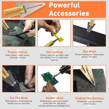 Load image into Gallery viewer, Comprehensive Plastic Bumper Repair Kit, Adjustable Heat and Toolbox Included