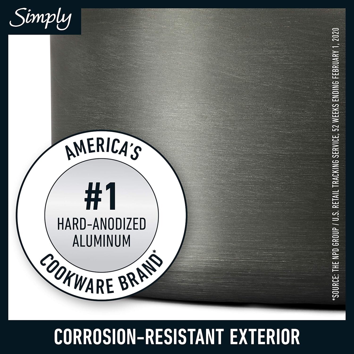 Professional 10-Piece Non-Stick Cookware Set - Hard-Anodized Aluminum Design