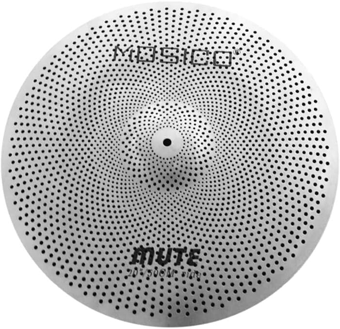 5-Piece Low Noise Cymbal Set for Beginners - Stainless Steel Construction