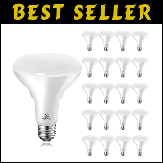 20-Pack 9W Dimmable LED Ceiling Flood Lights, 75W Equivalent in Daylight White