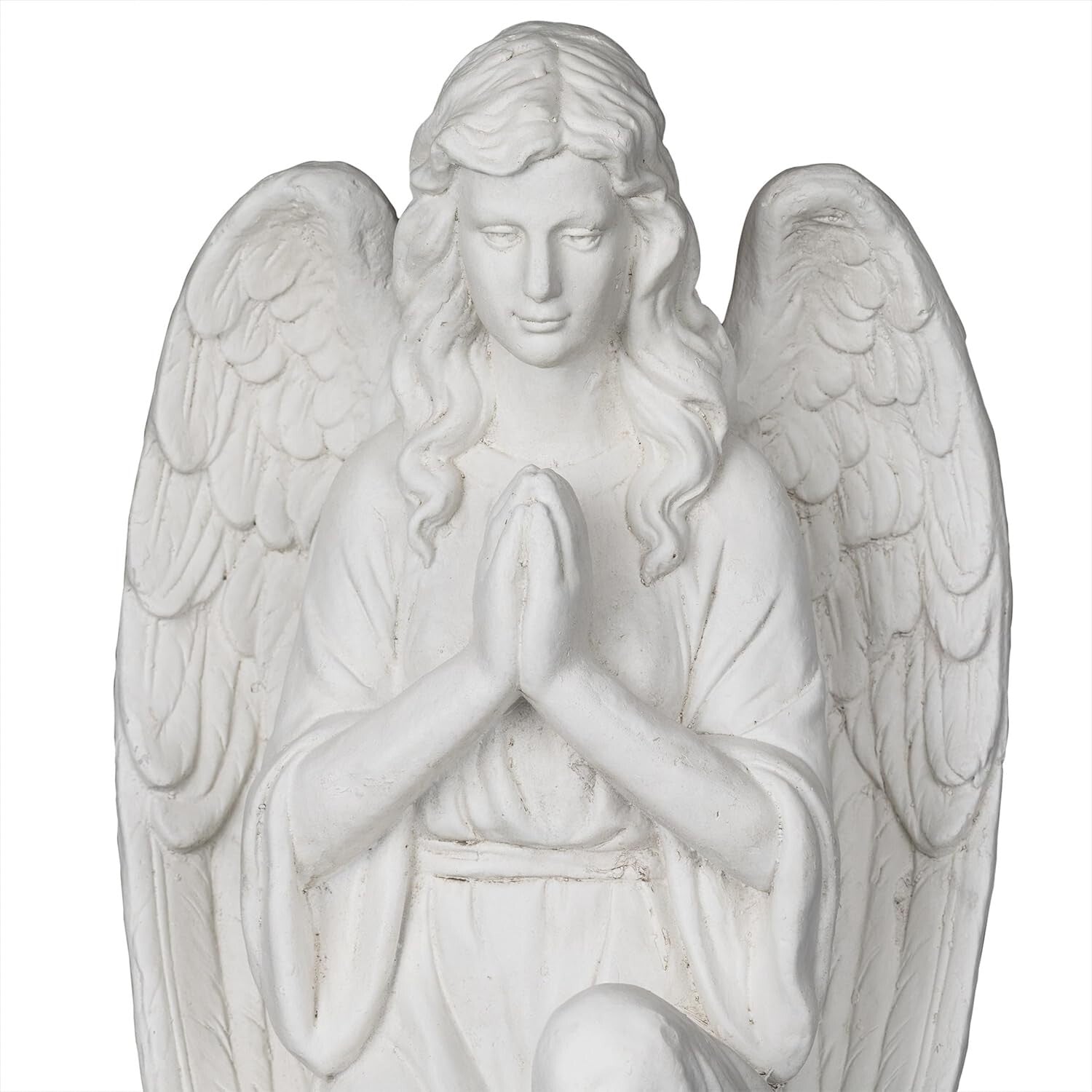 Durable 27" Kneeling Angel Statue - Perfect Indoor/Outdoor Prayer Decor