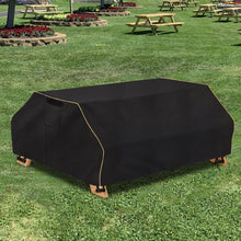 Load image into Gallery viewer, Waterproof and UV-Resistant Picnic Table Cover for 70/72 Inch Tables | Black