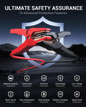 Load image into Gallery viewer, Powerful 6000A Jump Starter with Smart Safety Clamps for Gas &amp; Diesel Engines