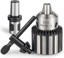 Load image into Gallery viewer, 1/2" Heavy Duty Keyed Drill Chuck with 3/4" Weldon Shank for Precision Drilling