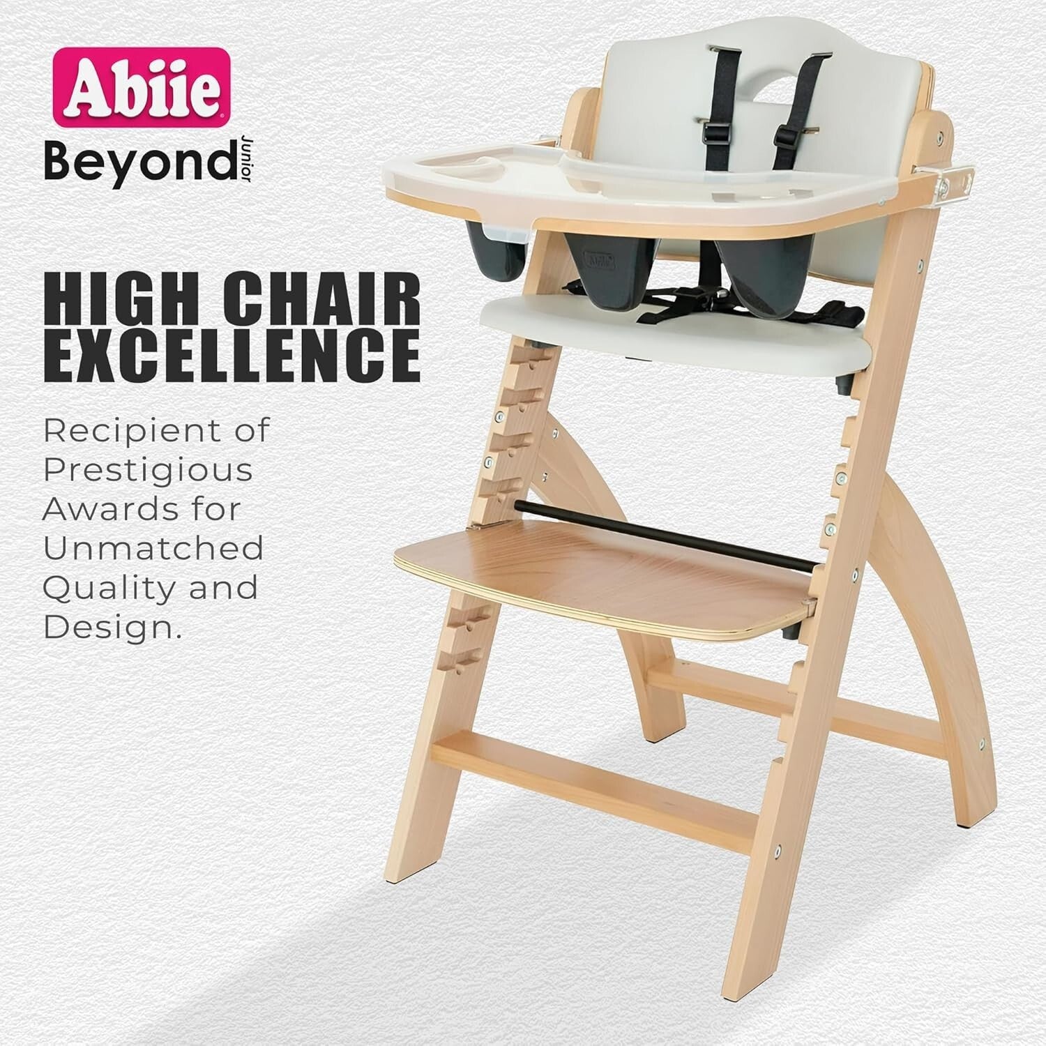 Stylish Adjustable High Chair for Toddlers - Easy Maintenance & Safety Features