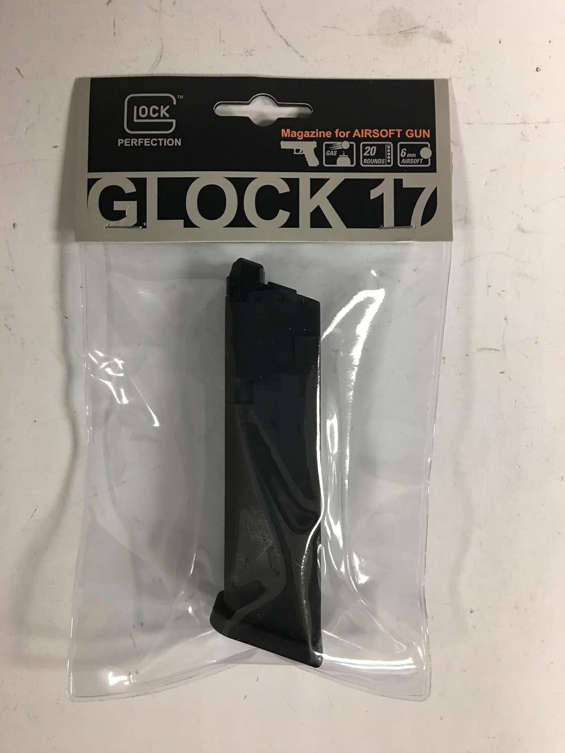 20-Round Green Gas Magazine for Glock 17 Gen4 Airsoft - Durable & Drop-Free