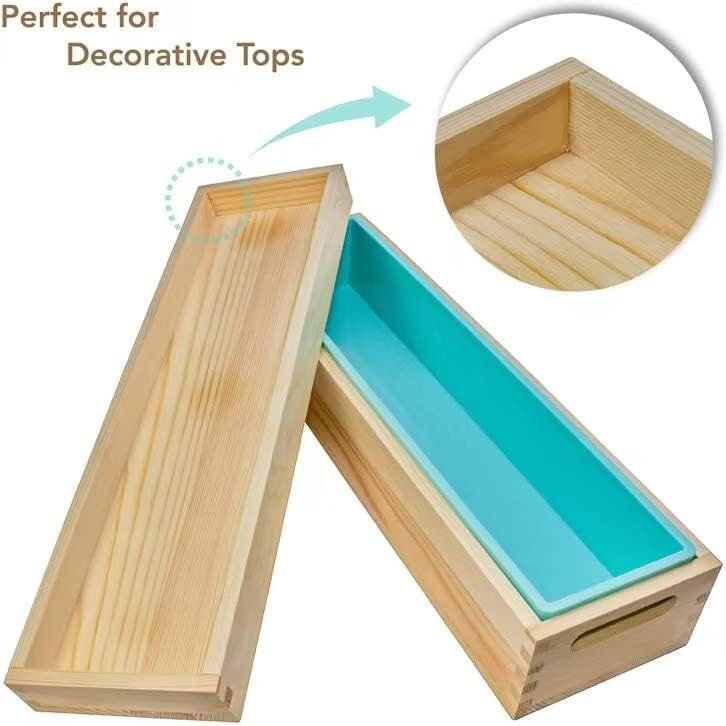 Extra Large Wooden Soap Molds for 5 lb Batches – Ideal for Creative Soap Makers