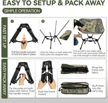 Load image into Gallery viewer, 330 lbs Capacity Lightweight Folding Chair for Camping, Fishing &amp; Outdoor Events