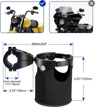 Load image into Gallery viewer, Stable &amp; Stylish C3 Motorcycle Drink Holder with Secure Grip - 360° Rotation