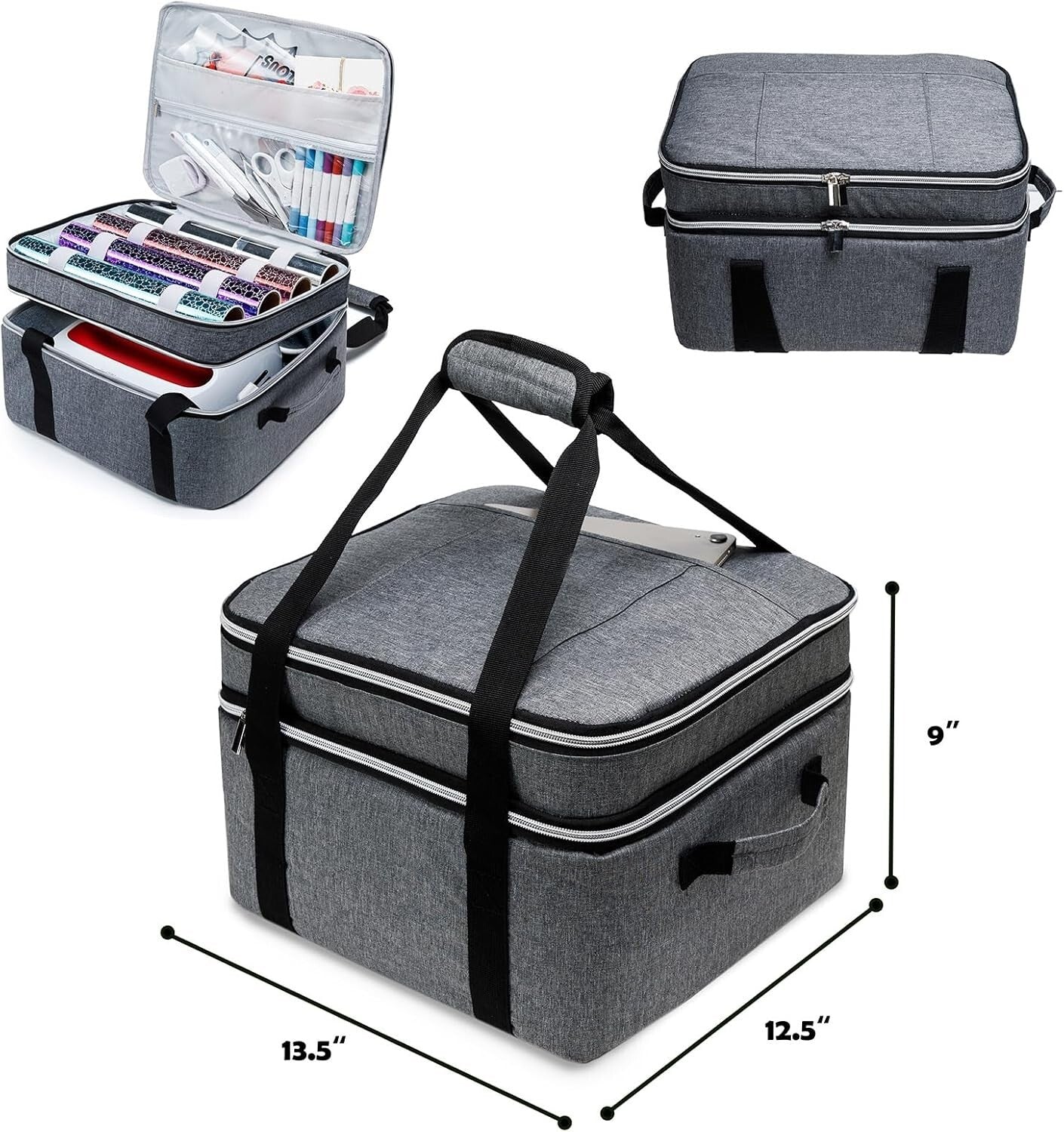 Durable Double-Layer Heat Press Bag for Cricut EasyPress 2 - Lightweight Design