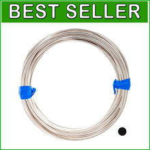 Load image into Gallery viewer, 15FT 19 Gauge Half Hard 925 Sterling Silver Wire - Flexible for Diverse Projects