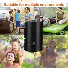 Load image into Gallery viewer, Waterproof Camping Shower with 2 Flow Rates &amp; Built-in LEDs - Lightweight Design