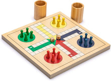 Load image into Gallery viewer, Timeless 2-in-1 Reversible Game Board: Snakes &amp; Ladders, Ludo - 11.3 Inches