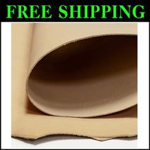 Load image into Gallery viewer, 4-6 Oz Veg Tan Cowhide Double Shoulder Leather - Ideal for Artisans and Crafters
