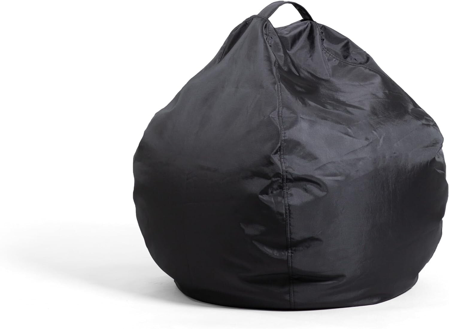 Soft and Stylish Black Bean Bag Chair for Children - Perfect for Playrooms