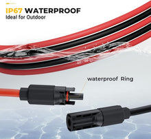 Load image into Gallery viewer, 8AWG Weatherproof Solar Extension Cable Kit with Male/Female Connectors - 10ft