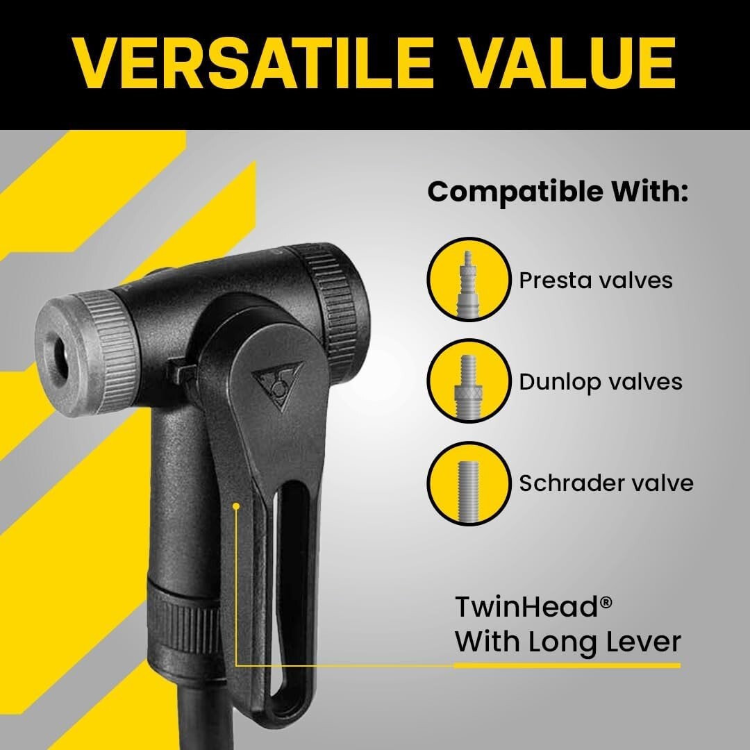 Durable JoeBlow Bike Pump - Ergonomic Floor Pump for Accurate Inflation
