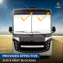 Load image into Gallery viewer, XX-Large Foldable RV Windshield Sunshade - Premium Reflective 240T Polyester