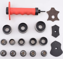 Load image into Gallery viewer, 14-Piece Hollow Hole Punch Set – Precision Tool for Leather &amp; Plastic Projects