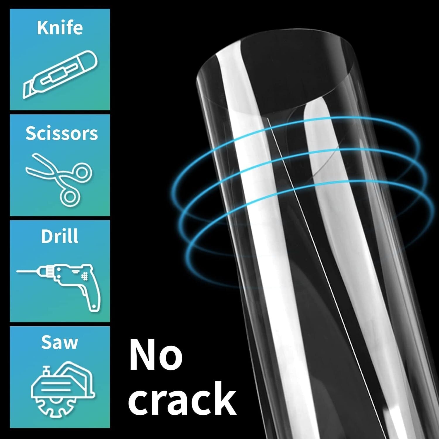 Versatile 5-Pack of 24"x36" Clear PET Sheets - Perfect for Signage & Frames