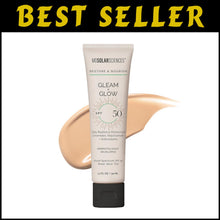 Load image into Gallery viewer, Gleam and Glow SPF 50 Tinted Face Moisturizer – Radiant Hydration &amp; Protection