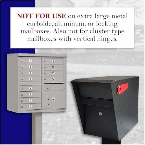 Instant Mail Notification System with Red LED Alarm – Easy to Install & Wireless