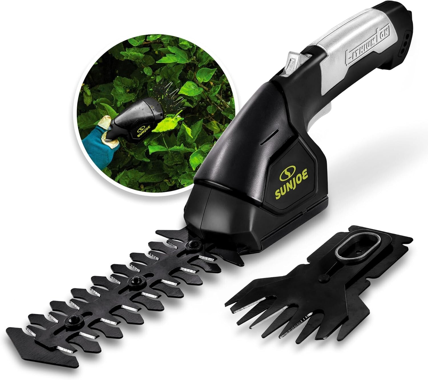 2.5 lbs Cordless 7.2V Grass Shears & Hedge Trimmer - Perfect for Small Gardens