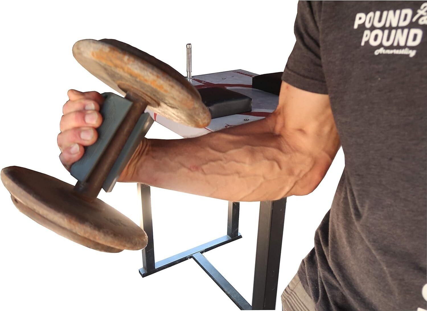 Customizable Silicone Grip Handles for Arm Wrestling & Strength Training