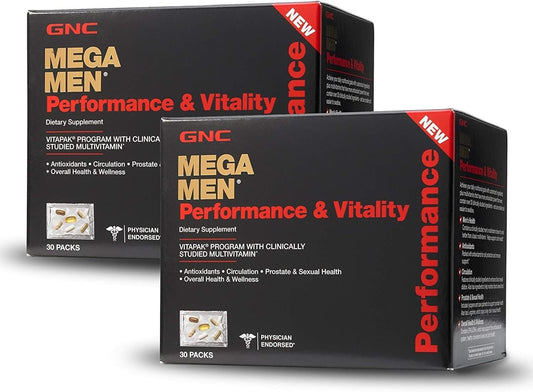 Daily Wellness Support: Mega Men Performance Vitality Multivitamin Capsules