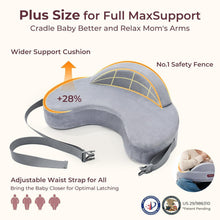 Load image into Gallery viewer, Versatile Nursery Nursing Pillow - Safety Design &amp; Cozy Memory Foam Support