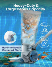 Load image into Gallery viewer, Heavy-Duty Battery Powered Pool Leaf Vacuum - Touch Control &amp; Long Battery Life