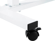 Load image into Gallery viewer, Height Adjustable Mobile Laptop Desk Cart - Ergonomic White Overbed Solution